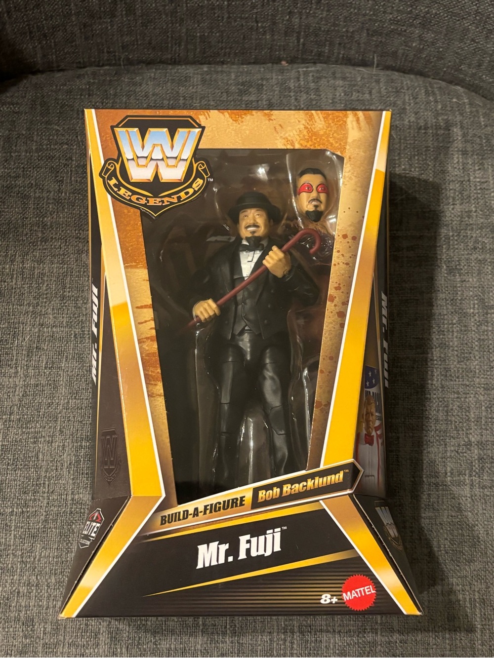 Mr Fuji WWE Elite Collection Legends Series 30 Action Figure New in Box